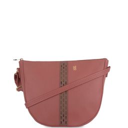 Baggit PU Half Moon Sling Bag with Tasselled-5