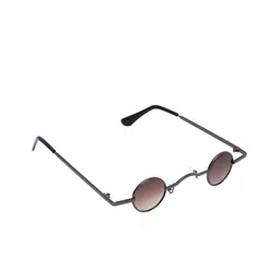 Floyd Unisex Brown Round Sunglasses 71_BRN_BRN-37