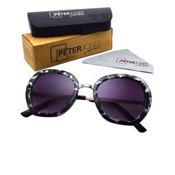 Peter Jones Eyewear Women Oversized Sunglasses with UV Protected Lens RD020GDA_S-32