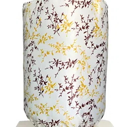 SWAYAM Yellow & White Printed Water Dispenser Cover-image-81