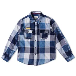 Pepe Jeans Boys Standard Buffalo Checked Pure Cotton Casual Shirt-picture-49