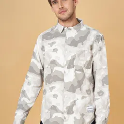 Street 808 by Pantaloons Printed Spread Collar Long Sleeves Casual Shirt-picture-23