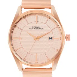 French Connection Men Stainless Steel Straps Reset Time Analogue Watch FCN056B-52