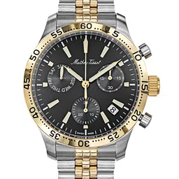 Mathey-Tissot Swiss Made Men Type 22 Chronograph Black Dial Watch H1822CHBN-image-11