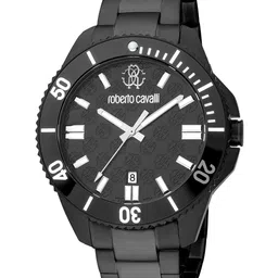 Roberto Cavalli Men Stainless Steel Straps Analogue Watch RC5G013M0115-17