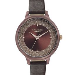 Sonata Poze Women Textured Dial & Leather Straps Analogue Watch SP80011KL01-image-48
