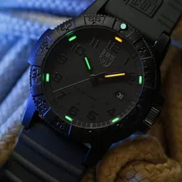 Luminox Men Black Dial & Black Bracelet Style Straps Analogue Watch XS 0321 BO L-47