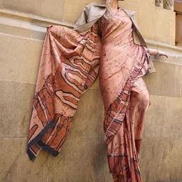 Sangria  Ethnic Digital Print Saree-image-32