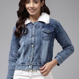 Aarika Women Crop Denim Jacket-image-57