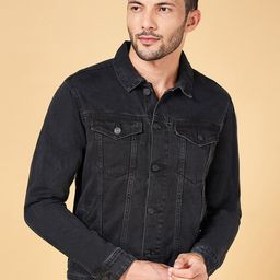 People Washed Pure Cotton Denim Jacket-image-29