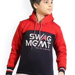 BAESD Boys Colourblocked Hooded Pullover Sweatshirts-image-57