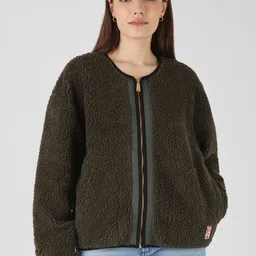 Wrangler Women Lightweight Open Front Jacket with Patchwork-picture-12