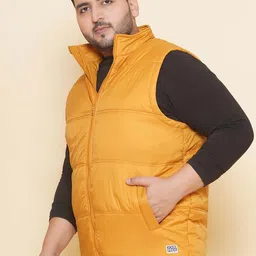 John Pride Plus Size Lightweight Sleeveless Padded Jacket-image-90