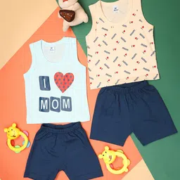 V-Mart Unisex Kids Printed Top with Shorts-picture-24