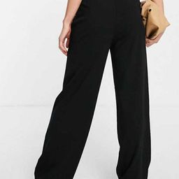 BROADSTAR Women Smart Loose Fit High-Rise Easy Wash Pleated Parallel Trousers-picture-24