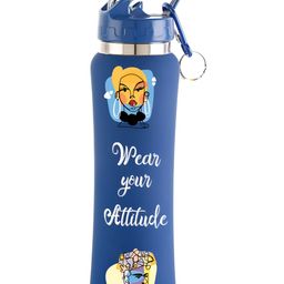 NIRLON Blue Printed Stainless Steel Single Wall Vacuum Water Bottle 750 ml-image-26