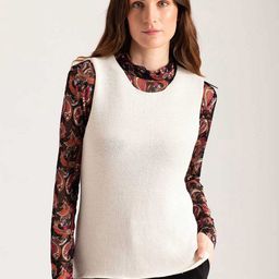 B Copenhagen Women Off White Sweater Vest-image-71