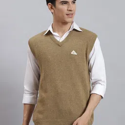 Monte Carlo V-Neck Woollen Sweater Vest-picture-25