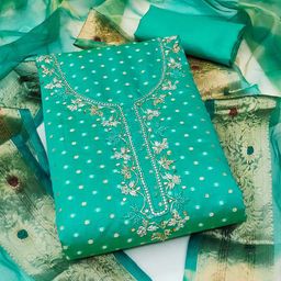 KALINI Unstitched Dress Material-image-86