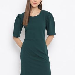 Mayra Green Sheath Dress-image-12