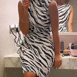 StyleCast Women Animal Print Sheath Dress-picture-16