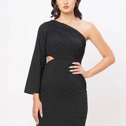 MISH One Shoulder Cut-Out Sheath Dress-image-52