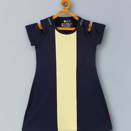 3PIN Girls Colourblocked Cotton Sheath Dress-picture-20