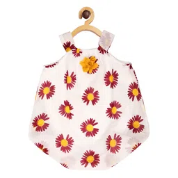 Creative Kids Girls White Floral A-Line Dress-image-52