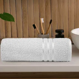 MYTRIDENT Grey 400GSM Pure-Cotton Bath Towel-36