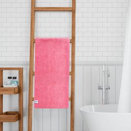 Softspun Microfiber Pink 340 GSM Anti-Bacterial Bath Towel-97