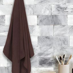 Sassoon Anatolia Coffee Brown Terry Cotton Bath Towel-28