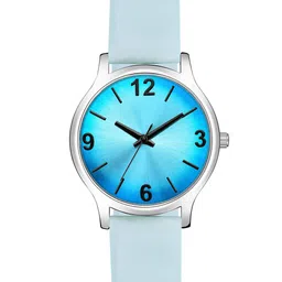 PERCLUTION ENTERPRISE Women Green Printed Dial & Neon Green Leather Straps Analogue Watch PE353-image-99