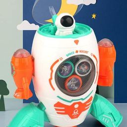 MUREN Kids Space Rocket 360 Degree Rotating Toy-image-29