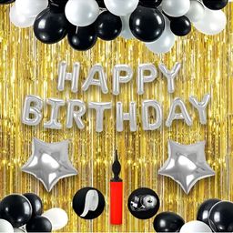Special You 28 Pcs Black & White Birthday Decor-image-20