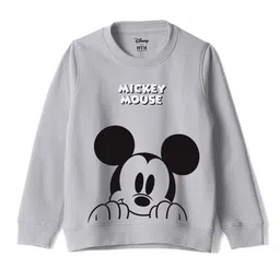Wear Your Mind Boys Mickey Mouse Printed Long Sleeves Pure Cotton Sweatshirt-image-38