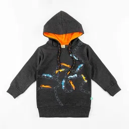 JusCubs Boys Graphic Printed Hooded Pure Cotton Pullover Sweatshirt-image-82