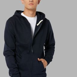 Campus Sutra Men Navy Blue Hooded Sweatshirt-image-101
