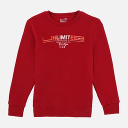 PROTEENS Boys Red Printed Sweatshirt-image-57