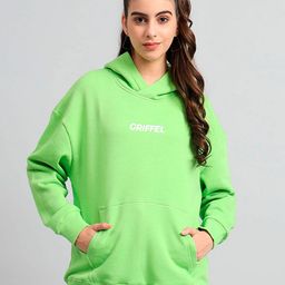 GRIFFEL Typography Printed Hooded Fleece Sweatshirt-picture-29