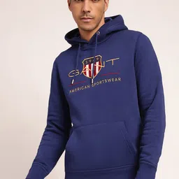 GANT Men Navy Blue Printed Sweatshirt-image-85