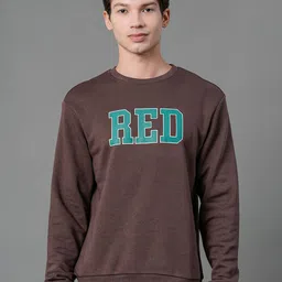 Red Tape Men Brown Printed Sweatshirt-image-74