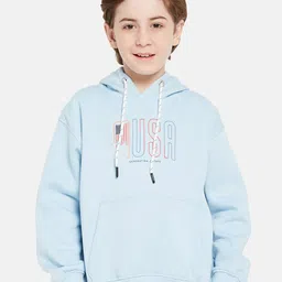 Octave Boys Typography Printed Hooded Fleece Pullover Sweatshirt-17
