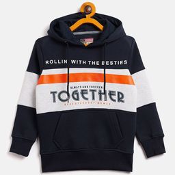 Duke Boys Fleece Colourblocked Hooded Sweatshirt-image-46