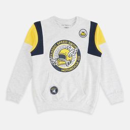 Pantaloons Junior Boys Grey Printed Sweatshirt-image-94