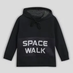 Somersault Boys Space Walk Printed Hooded Terry Cotton Pullover Sweatshirt-picture-20