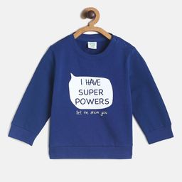 MINI KLUB Boys Blue Printed Sweatshirt-picture-53