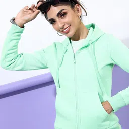 KETCH Women Hooded Cotton Sweatshirt-image-10