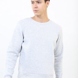 KETCH Men Grey Solid Sweatshirt-image-50