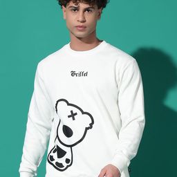 GRIFFEL Men Printed Pullover Sweatshirt-picture-30