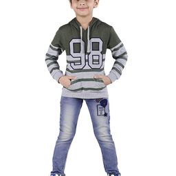 3PIN Boys Printed Hooded Cotton Sweatshirt-image-96